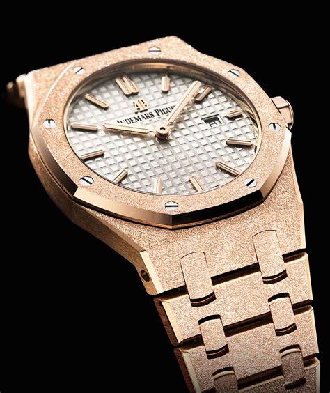 audemars piguet royal oak frosted gold|piguet royal oak watch price.